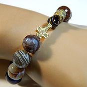 Украшения handmade. Livemaster - original item Bead bracelet, amulet, natural stones.. Handmade.