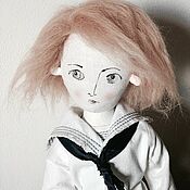 Интерьерная кукла: Девушка с медными волосами
