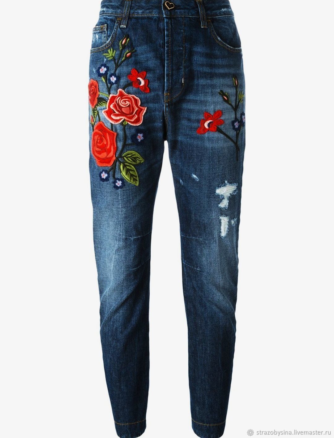 Нашивки на джинсы женские