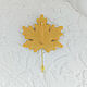 Maple leaf brooch. Brooches. olesyaaugust (olesyaaugust). My Livemaster. Фото №5
