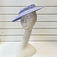 Straw hat of Aset. Color blue. Hats1. Exclusive HATS. LANA ANISIMOVA.. My Livemaster. Фото №4