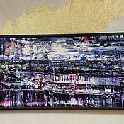 Картины и панно handmade. Livemaster - original item Big bright picture panorama of the city top view of Saint Petersburg 100. Handmade.