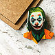 Brooch portrait ' The Joker movie, The Avengers, Sad Clown'. Brooches. greenfox-23. My Livemaster. Фото №4