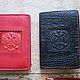 Order Passport cover genuine leather. 'handicraftsman'. Livemaster. . Passport cover Фото №3