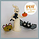 Amigurumi Halloween Pattern. Crochet Ghost with Pumpkin bats & cats, Knitting patterns, Barnaul,  Фото №1