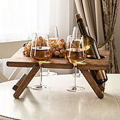 Посуда handmade. Livemaster - original item Light oak wine table. Handmade.