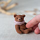 Заказать  Мини мишка Чу. Teddytoysstudio. Ярмарка Мастеров. . Мишки Тедди Фото №3