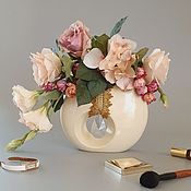 Цветы и флористика handmade. Livemaster - original item Compositions: bouquet of flowers in a vase, interior composition. Handmade.