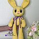 Soft toy hare knitted from plush yarn cute Bunny. Stuffed Toys. vyazunchiki-lz (vyazunchiki-lz). My Livemaster. Фото №5