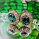 Cufflinks: OSCAR. color: emerald. Men's jewelry. Cufflinks for men. Cuff Links. LADY-LIZA jewelry shop. My Livemaster. Фото №6