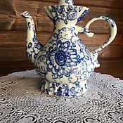 Винтаж handmade. Livemaster - original item Vintage teapot LFZ Leningrad USSR VINTAGE porcelain collection Singing garden. Handmade.