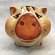 Заказать Porcelain piggy bank. Veselyj farfor. Ярмарка Мастеров. . Piggy Bank Фото №3