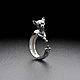 Кольцо Чихуахуа. Кольца. AlexFox Jewelry. Интернет-магазин Ярмарка Мастеров.  Фото №2
