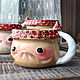  Mushroom fly agaric offended. Mugs and cups. alisbelldoll (alisbell). Online shopping on My Livemaster.  Фото №2