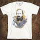 T-shirt cotton 'Dostoevsky', T-shirts and undershirts for men, Moscow,  Фото №1