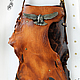 Сумка из натуральной кожи с винтажной пряжкой, Классическая сумка, Новосибирск,  Фото №1