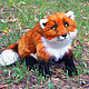 Order Fox. Red realistic Fox. Still life toy. ATola. Livemaster. . Stuffed Toys Фото №3