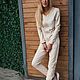 Stylish suit in Light beige Petko, Suits, Moscow,  Фото №1