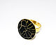 Gossamer ring black and gold. Rings. fiorellino. Online shopping on My Livemaster.  Фото №2