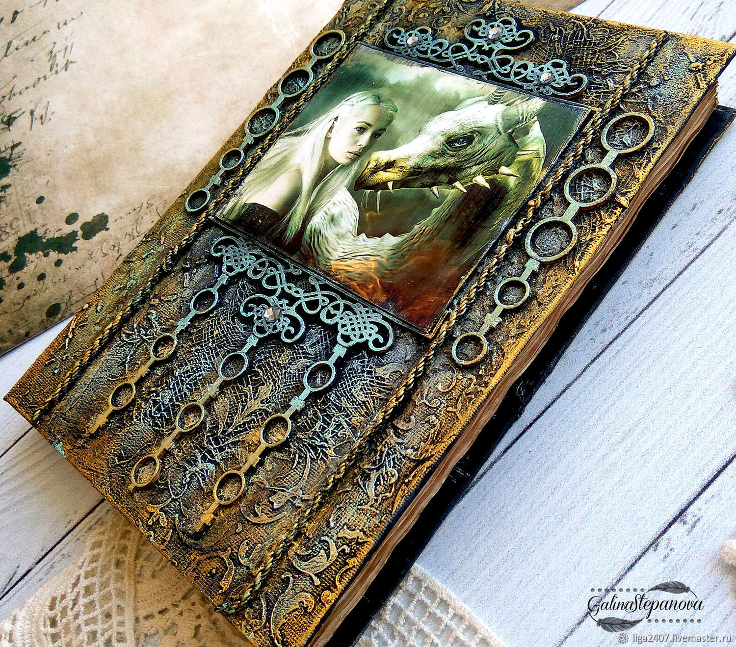 Гримуар Леди и дракон Микс медиа Книга тайн в интернет-магазине Ярмарка ...