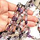 Аметист натуральный 6х10 мм, Галтовка, НК44, НИТЬ 40 см. Бусины. iva_crystals_Камни. Интернет-магазин Ярмарка Мастеров.  Фото №2