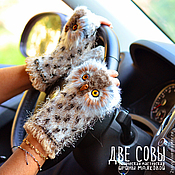 Аксессуары handmade. Livemaster - original item Owl mitts (Out of stock!!!). Handmade.