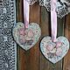 Set of panels with pendants, heart pendants. Suspension. Olga Karpenko Luizafelt. Online shopping on My Livemaster.  Фото №2