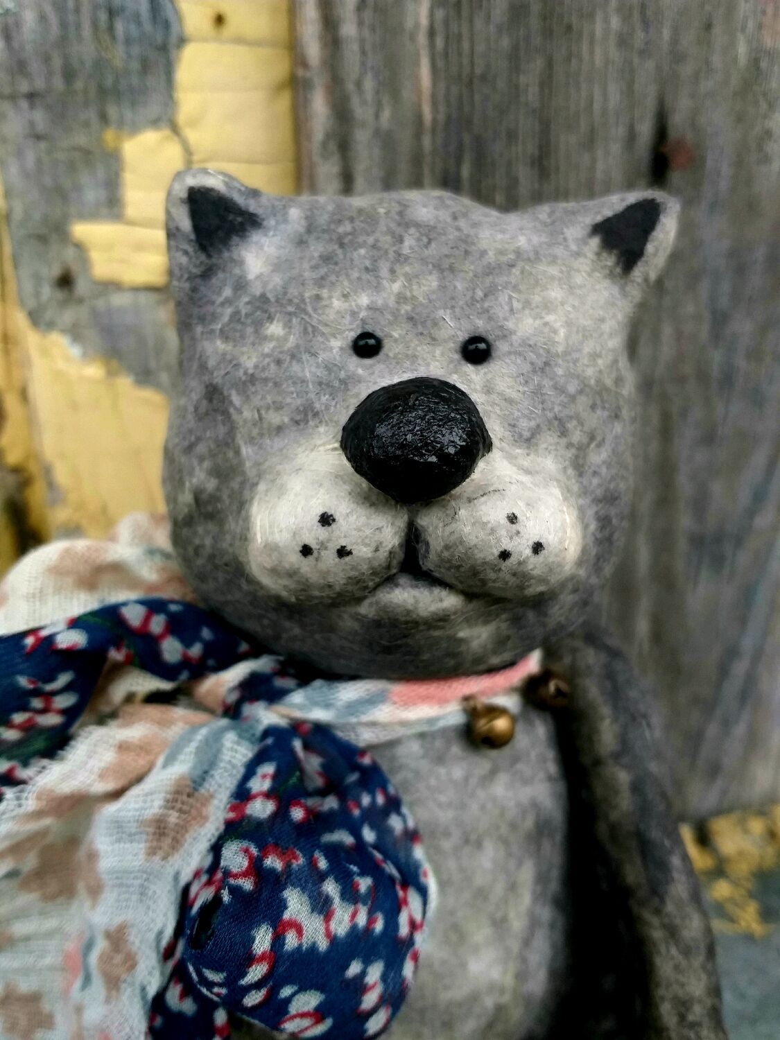 Кот Василий. Ватная игрушка. в интернет-магазине на Ярмарке Мастеров ...