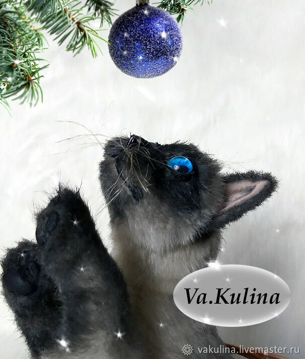 Realistic cat Celia, Teddy Toys, Chelyabinsk,  Фото №1