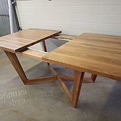 Для дома и интерьера handmade. Livemaster - original item Sliding table made of oak 900h1600 (2200). Handmade.