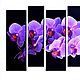 Orchids in a lavender color (canvas,paint). Pictures. Beautiful Pictures. Online shopping on My Livemaster.  Фото №2