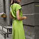 Bright green knitted dress. Dresses. Алена Тимофеева (indeeza). My Livemaster. Фото №6