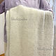 Down shawl, shawl, plaid, 180-200 cm goat down cotton, 219. Shawls. Shawl  handmade  goat fluff. My Livemaster. Фото №4