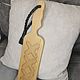 Паддл (paddle) шлёпалка "Три икса". Атрибутика субкультур. crazy-carpenter. Ярмарка Мастеров.  Фото №5