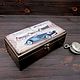 Jewelry box 'Retro auto' 19*10 cm, Box, Novorossiysk,  Фото №1