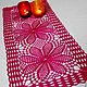 Order Laced track on the table No. №30 fuchsia 32/82. Lace knitting workshop. Lidiya.. Livemaster. . Tablecloths Фото №3