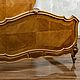 Винтаж: Антикварная полуторная кровать в стиле Рококо. Мебель винтажная. Mydecorroom. Ярмарка Мастеров.  Фото №4