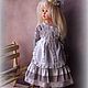 Текстильная кукла Лизонька. Интерьерная кукла. Кукольные Истории (alekseeva-dolls). Ярмарка Мастеров.  Фото №4