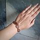 Медный браслет wire wrap. Браслет-манжета. Selena Di украшения wire wrap. Ярмарка Мастеров.  Фото №5