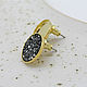 Уценка -50%. Пуссеты основа для Swarovski Rocks 15 мм. Кристаллы. Accessoria Фурнитура для бижутерии. Ярмарка Мастеров.  Фото №6