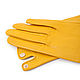 Заказать Кожаные жёлтые перчатки Кассия. LA1007 - изделия из натуральной кожи. Ярмарка Мастеров. . Перчатки Фото №3