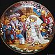 Collectible plates ' Teddy's Wedding'. Franklin Mint, Eng, Vintage interior, Moscow,  Фото №1