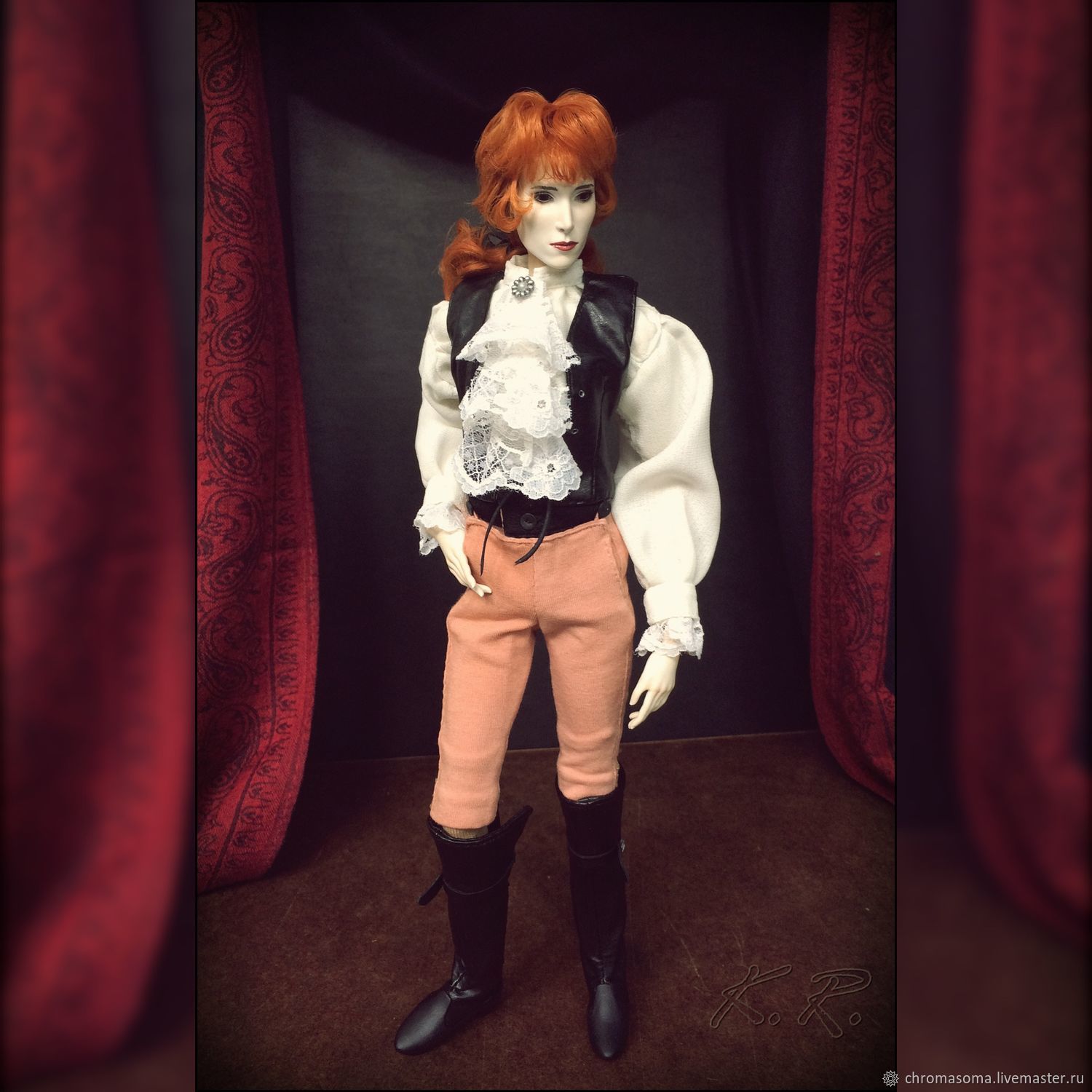 Шарнирная bjd кукла 