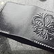 Personalized leather wallet, image, business card, monogram, personal. Business card holders. AshotCraft. Online shopping on My Livemaster.  Фото №2