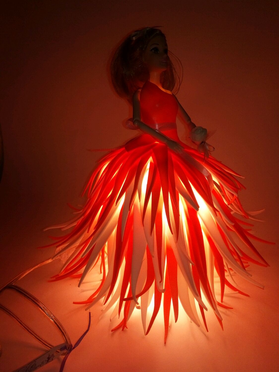 Кукла светильник из изолона