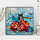 Pomegranate oil Painting and coffee turk Buy pomegranate painting. Pictures. Vladyart. My Livemaster. Фото №4