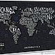 Mapa de Scratch Travel map Letters World. Decor. mybestbox (Mybestbox). Ярмарка Мастеров.  Фото №4