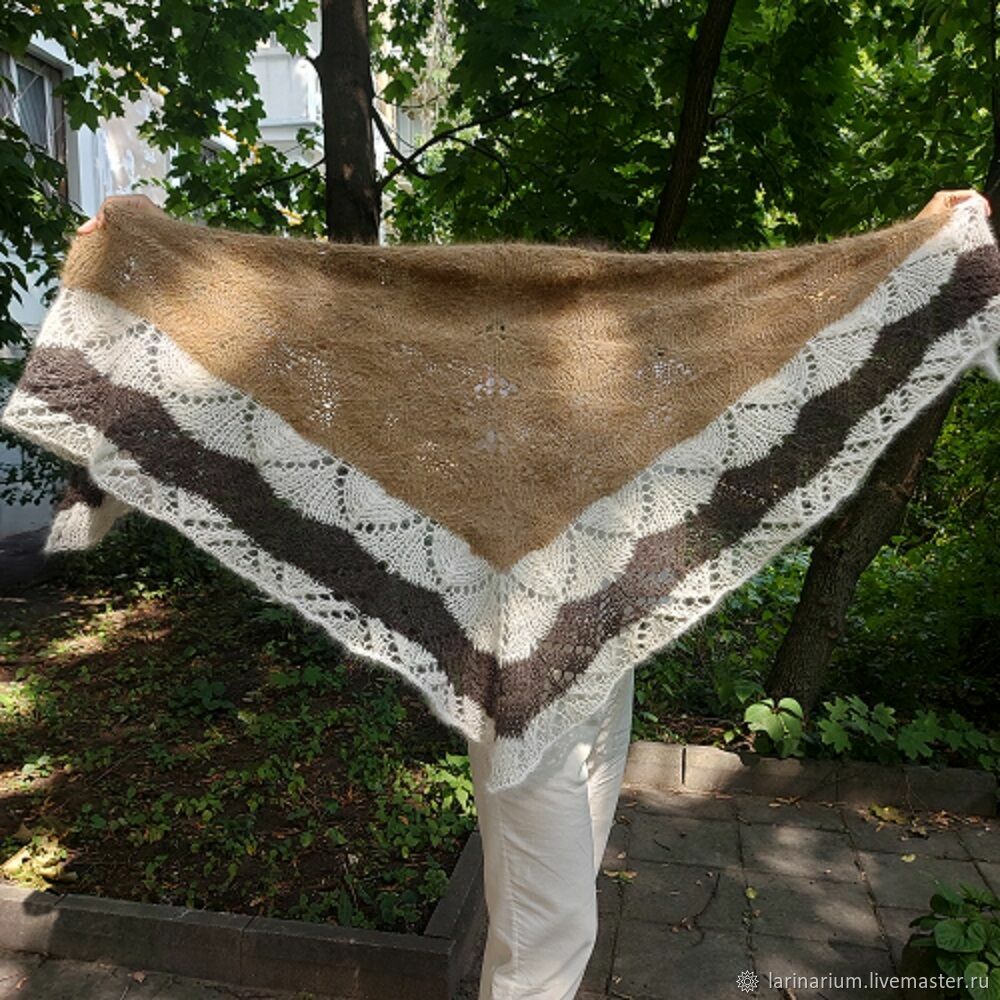 Платок из собачьей шерсти (3 цвета) в интернет-магазине на Ярмарке ...