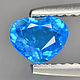 Neon Apatite heart 5,8x4,7mm, Cabochons, Rostov-on-Don,  Фото №1
