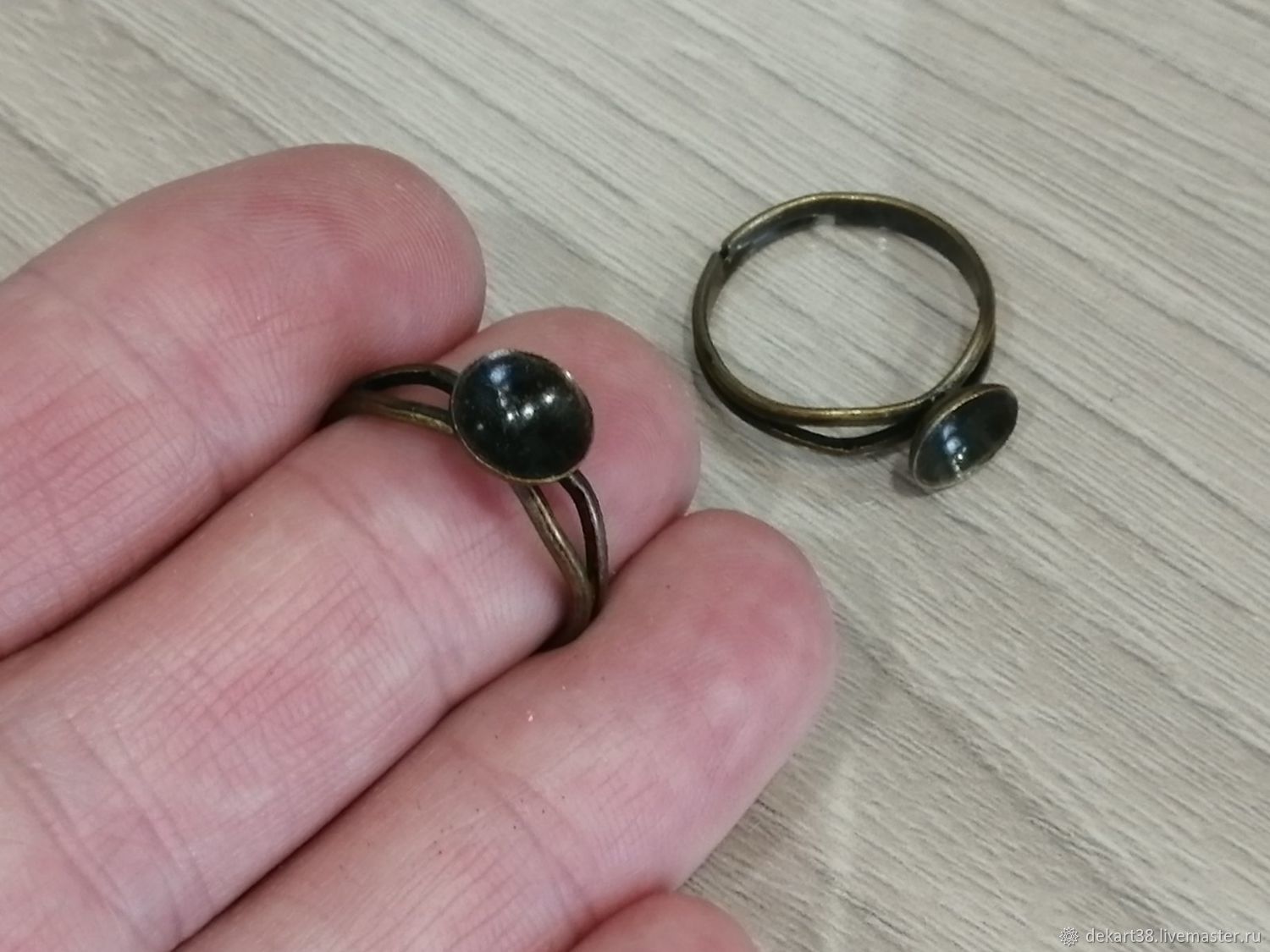 The basis for the ring of Art.OK36, Blanks for jewelry, Irkutsk,  Фото №1